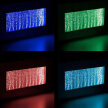 Wisząca Ściana Ścianka Wodna Bąbelkowa Fontanna LED RGB Kolory 95x55x11,5cm (6)