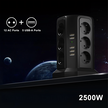 Listwa Zasilająca Stojąca Ochronna Odgromowa 12 Gniazd + 5 Portów Usb Reset (13)