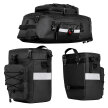 Sakwa Torba Rowerowa Wodoodporna 48L 3w1 Plecak na Bagażnik Rower Duża XXL (3)