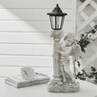 96x Aniołek Solarny Led Figurka Świecznik Dekoracja Posążek do Ogrodu na Grób 49cm (8)