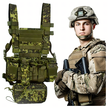 Kamizelka Taktyczna Wosjkowa Ochronna Molle Lekka Airsoft Zasobnik Asg