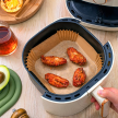 3000 x  Wkład Air Fryer Papier Wkłady Papierowe do Frytkownicy Betłuszczowej 16x16cm 36g 100szt. (11)