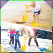 Łopatka Łopata Szpadel do Piasku na Plażę Piaskownice Mocna duża 51 cm  (4)