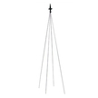12x Podpora Pergola Ogrodowa Tarasowa na KWiaty Stojak Metalowy Roślin 150 cm (2)