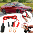 Adapter Przejściówka Gniazda Zapalniczki z Wyjściem na Krokodylki 12V 24V  (15)