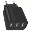 Mocna Kostka Ładowarka Sieciowa 3 x Usb Uniwerslana USB 3 Porty 5V 3.4A  (4)