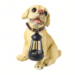 Lampa Lampka Solarna Ogrodowa Ozdobna Ozdoba Pies z Lampionem Led Dekoracja (2)