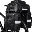 Sakwa Torba Rowerowa Wodoodporna 48L 3w1 Plecak na Bagażnik Rower Duża XXL (8)