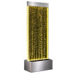 Wolnostojąca Ściana Ścianka Wodna Bąbelkowa Fontanna LED RGB 183x50,5x28cm (3)