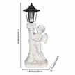 96x Aniołek Solarny Led Figurka Świecznik Dekoracja Posążek do Ogrodu na Grób 49cm (4)