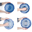Wisząca Błystka Ozdoba Łapacz Wiatrowa 12” Mandala 3D do Ogrodu Pokoju  (3)
