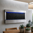 Wisząca Ściana Ścianka Wodna Fontanna Kaskadowa LED RGB Kolory 120x60x13cm (13)
