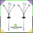 Lampa Solarna 2 Sztuki Wbijana Ogrodowa 6 Led Czujnik Zmierzchu Firefly (4)