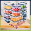 144 x zestaw 12szt. LUNCHBOX ŚNIADANIÓWKA PUDEŁKA NA ŻYWNOŚĆ PLASTIKOWE POJEMNIKI ZESTAW (4)