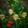 Lampy Lampki Solarne Ogrodowe Wbijane Lampa Led Kula Wodoodporne 4 szt  (7)