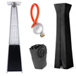 Parasol Grzewczy Gazowy Promiennik Ogrzewacz 13 KW 227cm Zestaw z Pokrowcem