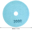 10x Tarcza Diamentowa Polerska 80mm do Szlifowania Gresu Płytek Na Rzep 2000 (9)