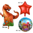 Zestaw Balonów Urodzinowych Dinozaur na Urodziny Urodzinowe Przyjęcia 5 szt (5)
