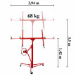Podnośnik do Płyt Gipsowych GK OSB Karton Gips Regipsów Stojak 3,5m 68kg (8)