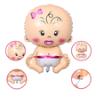 Balony na Baby Shower Bobas Dziewczynka Baby Girl Zestaw 5 szt Gwiazdki  (3)