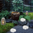 Lampa Solarna LED Kamień Ogrodowa na Taras Zewnętrzna 14cm Elegancka (8)