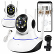 Kamera Bezprzewodowa Obrotowa 360 Niania Elektroniczna WiFi do Monitoringu  (2)