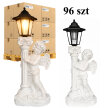96x Aniołek Solarny Led Figurka Świecznik Dekoracja Posążek do Ogrodu na Grób 49cm (1)