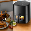 Frytkownica Beztłuszczowa Air Fryer 5L Frytownica 1500W 9 Programów Mocna (10)