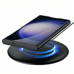 Plecki Etui Ochronne Cienkie z Podstawką do Samsung S24 Ultra Czarne (4)