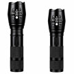 Latarka Taktyczna Led T6 Wodoodporna Wojskowa 10W 200Lm Mocna Zoom 300m (2)