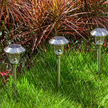Zestaw Lamp Lampa Ogrodoa Solarna Wbijana Wodoodporne 42cm Zewnętrzna 6szt. (7)