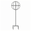 Pergola Ogrodowa Tarasowa Metalowa Podpora do Pnączy Róż Kwiatów 50x10cm Czarna (2)
