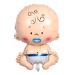 Balony na Baby Shower Bobas Chłopiec Baby Boy Zestaw 5 szt Gwiazdki Balon (3)
