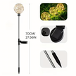 Lampy Lampki Solarne Ogrodowe Wbijane Lampa Led Kula Wodoodporne 4 szt  (3)