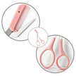 Nożyczki do Strzyżenia Modelowania i Regulacji Brwi z Grzebieniem 12,5 cm (4)