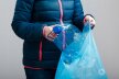 Worki na Śmieci 35L 150 szt. Uniwersalne Worki Wiązane Mocne Niebieskie  (6)