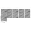 TAPETA SAMOPRZYLEPNA PANELE PŁYTKI ŚCIENNE NAKLEJKI MARMUR 30X15CM 16SZT  (4)