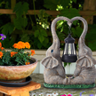 Figurka Lampka Lampa Ozdoba Ogrodowa Solarna Led Słoń Słonik z Lampionem  (7)