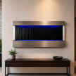 Wisząca Ściana Ścianka Wodna Fontanna Kaskadowa LED RGB Kolory 120x60x13cm (12)