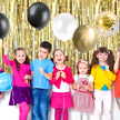 Zestaw Balonów Dekoracji Balony Na 30 Urodziny Kurtyna Ścianka Czarny Złoty (8)