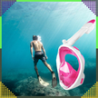 Maska do Nurkowania Pływania Snorkelingu Wody Pełnotwarzowa na Basen L/XL  (15)