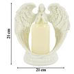 24 x Figurka Dekoracyjna Świecznik Świeca Ozdoba Anioł Aniołek Led Święta Ogród 21cm (4)