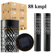 88x Lampa Ogrodowa Solarna Wbijana Słupek 71cm Dekoracyjna Pochodnia Latarnia 2szt. (1)