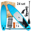 24x Deska Sup Paddle Board do Pływania Pompowana Standu Up + Akcesoria 350 cm  (1)