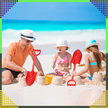 Łopatka Łopata Szpadel do Piasku na Plażę Piaskownice Mocna duża XXL 64 cm (5)