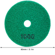 10x Tarcza Diamentowa Polerska 80mm do Szlifowania Gresu Płytek Na Rzep 1000 (9)