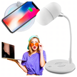 Lampka Biurkowa Nocna Ładowarka Indukcyjna Głośnik Bluetooth Szkolna Nauka (1)