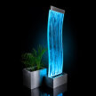 Wolnostojąca Ściana Ścianka Wodna Bąbelkowa Fontanna LED Kolory 183x50x28cm (11)