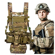 Kamizelka Taktyczna Wosjkowa Ochronna Molle Lekka Airsoft Zasobnik Asg