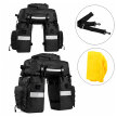 Sakwa Torba Rowerowa Wodoodporna 48L 3w1 Plecak na Bagażnik Rower Duża XXL (4)